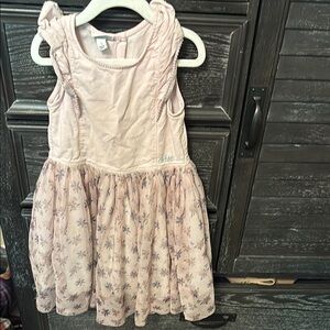 Pink Floral Kids Dress